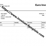 Invoice Template Free US